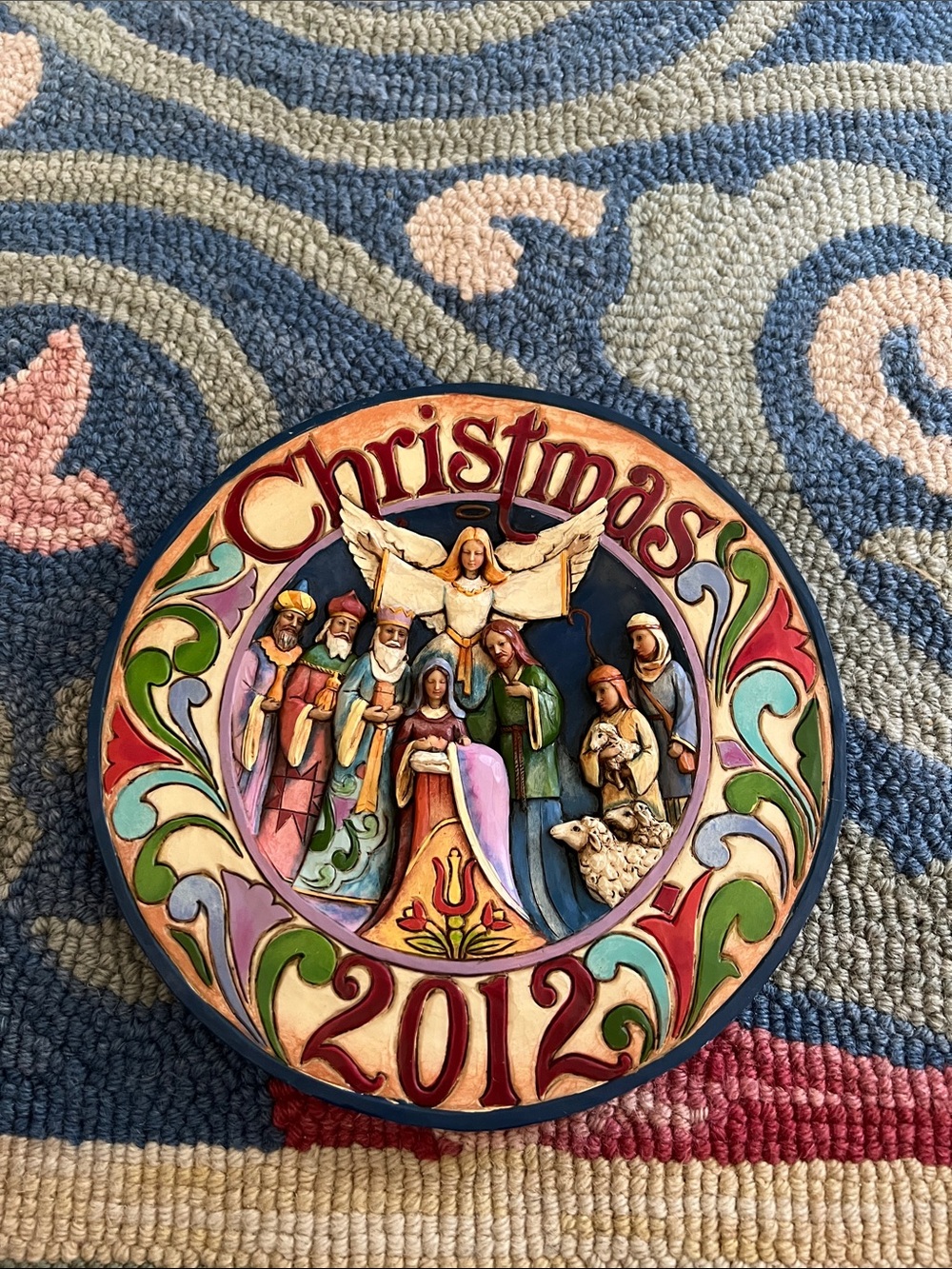 Jim Shore Heartwood Creek Christmas 2012 Nativity Plaque